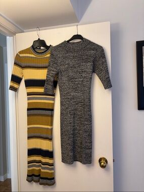 Bundle of Ribbed Midi Dresses